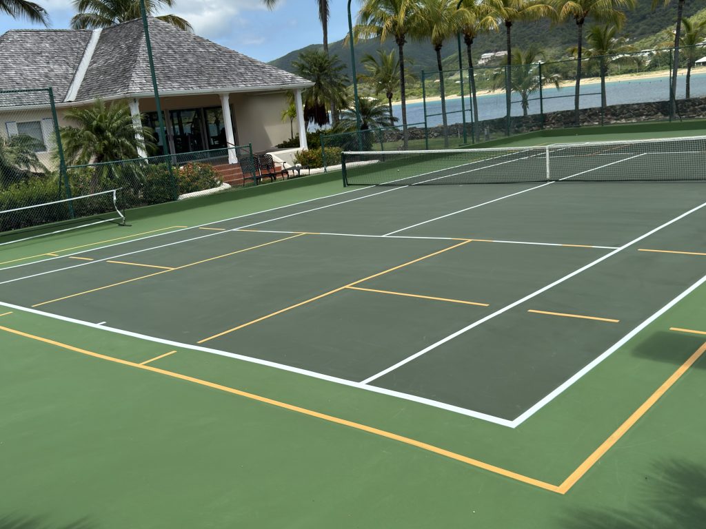 Pickleball and Tennis Located at Curtain Bluff Hotel - Antigua