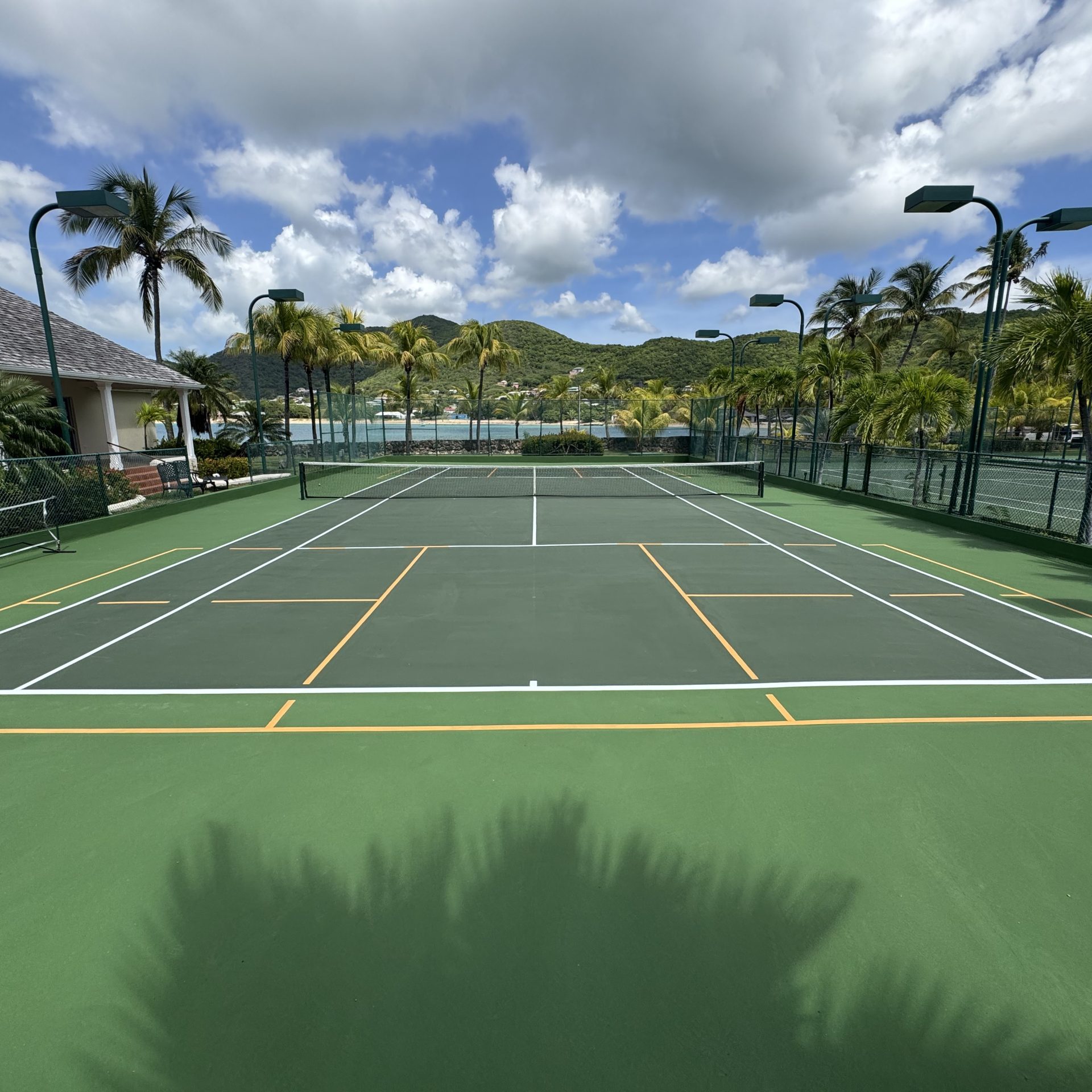 Pickleball and Tennis Court at Curtain Bluff Hotel - Antigua