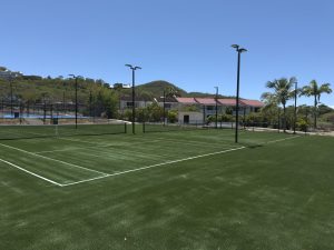 Double AstroTurf at Jolly Harbor - Antigua